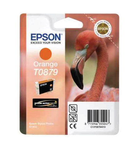 Epson Ink Cart T0879 • Flamingo • Orange