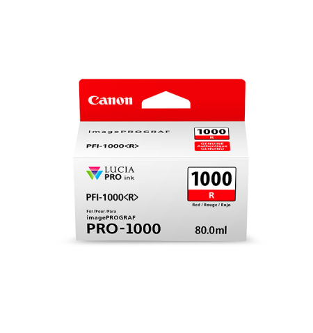 Canon PFI 1000 Ink Cart • Red