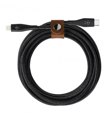 Belkin Charge Cable DuraTek Lightning to USB C 1.2m • Black
