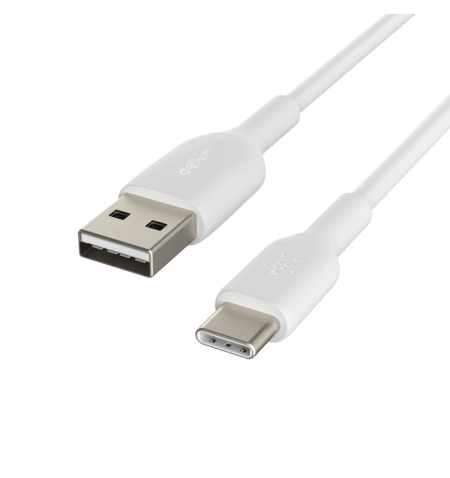 Belkin Charge Cable USB C to USB A  M M  • 2m • White
