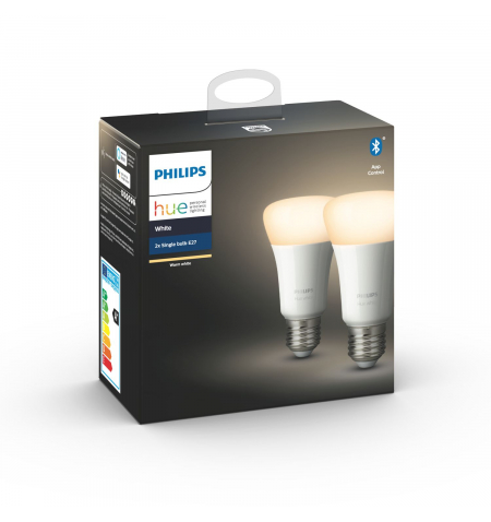 Philips Hue  E27  White • 2 Bulbs