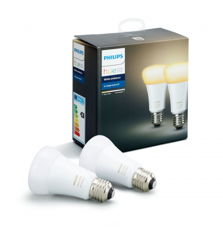 Philips Hue  E27  White Ambiance • 2 Bulbs