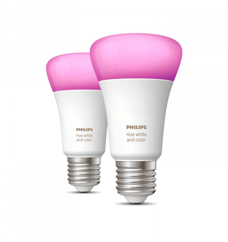 Philips Hue  E27  White   Color Ambiance • 2 Bulbs