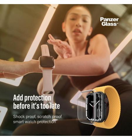 PanzerGlass Apple Watch 4 5 6 SE Full Body • Clear • 44mm