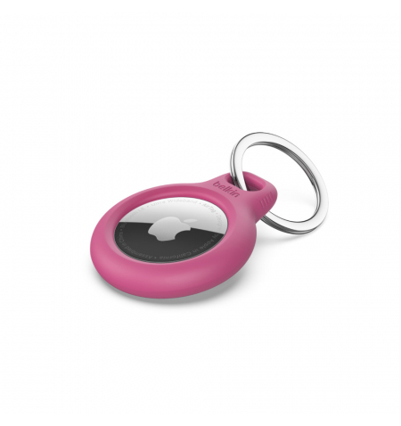 Belkin Secure Holder With Keyring for Airtag • Pink