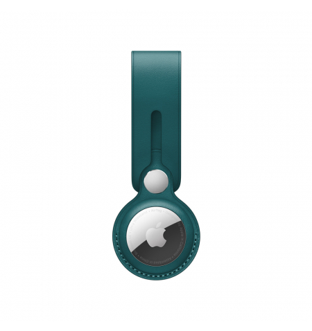 AirTag Leather Loop • Forest Green