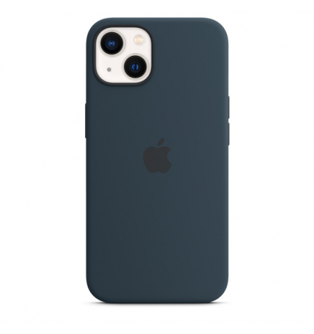 iPhone 13 Silicone Case with MagSafe • Abyss Blue