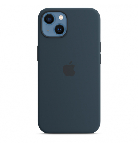 iPhone 13 Silicone Case with MagSafe • Abyss Blue