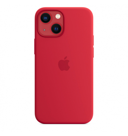 iPhone 13 mini Silicone Case with MagSafe •  PRODUCT RED