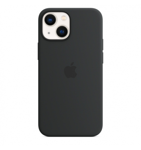 iPhone 13 mini Silicone Case with MagSafe • Midnight