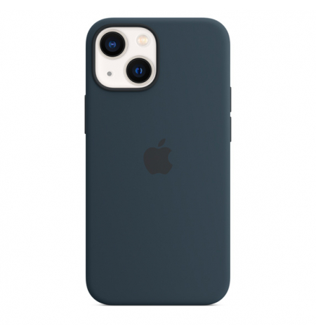 iPhone 13 mini Silicone Case with MagSafe • Abyss Blue