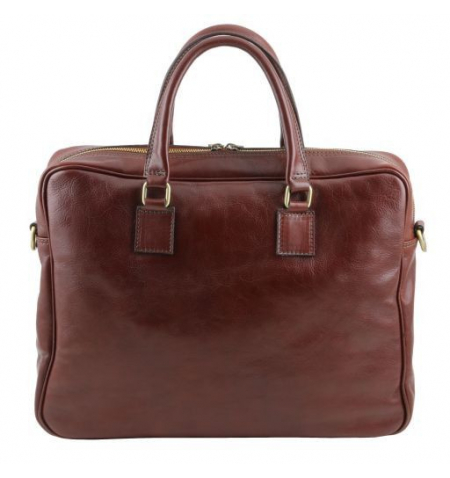 Tuscany Leather Urbino Laptop Briefcase S • 16" • Brown