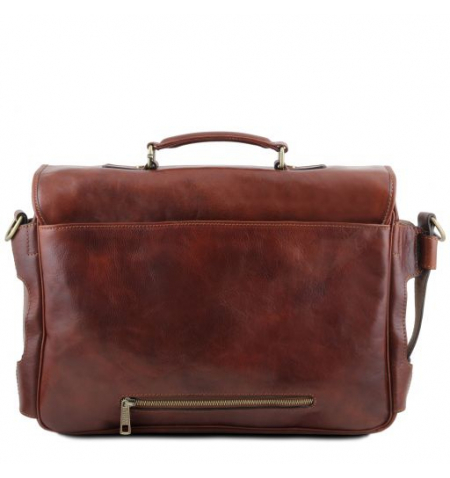 Tuscany Leather Ventimiglia Briefcase • 16" • Brown