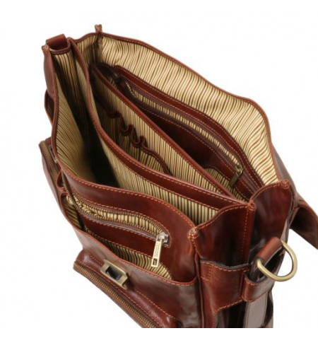 Tuscany Leather Ventimiglia Briefcase • 16" • Brown