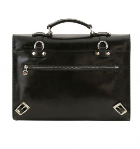 Tuscany Leather Viareggio Briefcase • 14" • Black