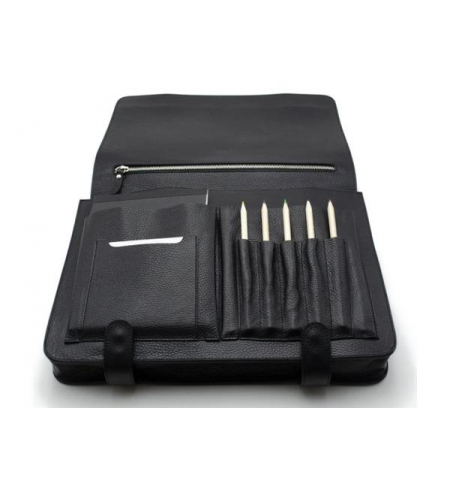 20S Flap Briefcase for Macbook 13" 14" • Black
