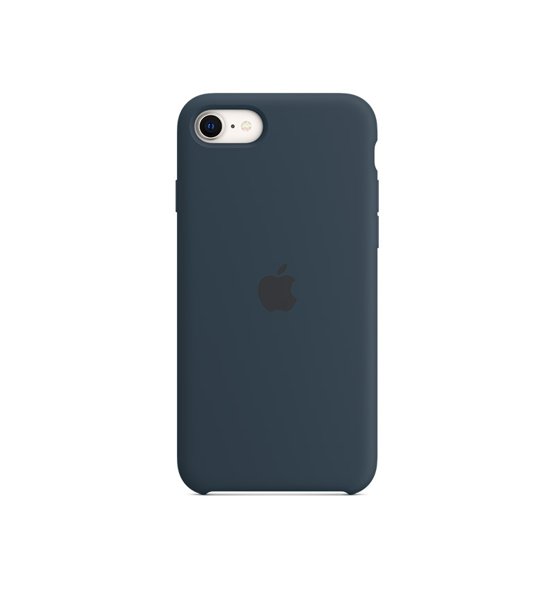 Apple Silicone Case pour iPhone SE • Bleu abysse