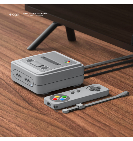 ELAGO Apple TV Case T4 Nintendo • Light Gray