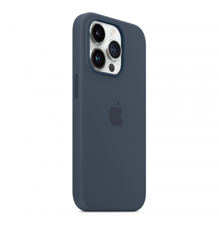 iPhone 14 Pro Silicone Case with MagSafe • Storm Blue