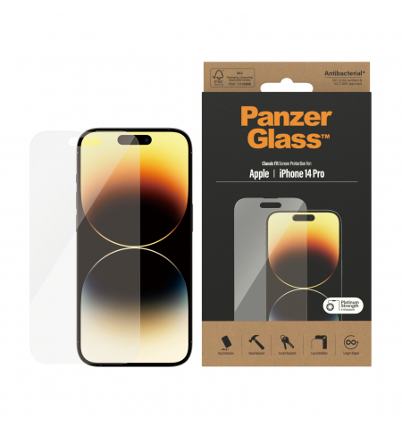 PanzerGlass iPhone 14 Pro • Transparent