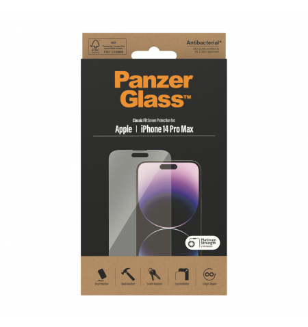 PanzerGlass iPhone 14 Pro Max • Transparent