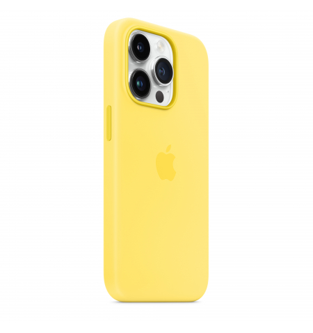 iPhone 14 Pro Silicone Case with MagSafe • Canary Yellow