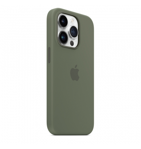 iPhone 14 Pro Silicone Case with MagSafe • Olive