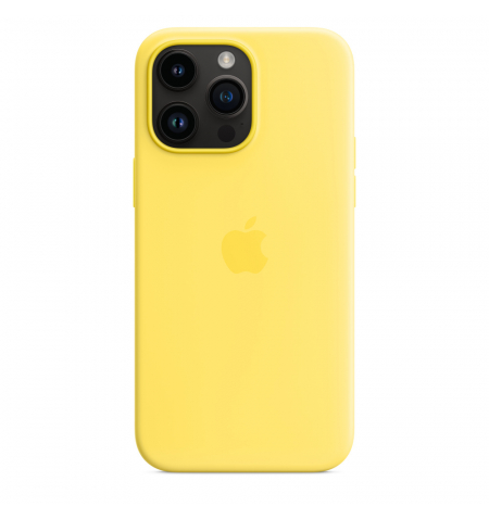 iPhone 14 Pro Max Silicone Case with MagSafe • Canary Yellow