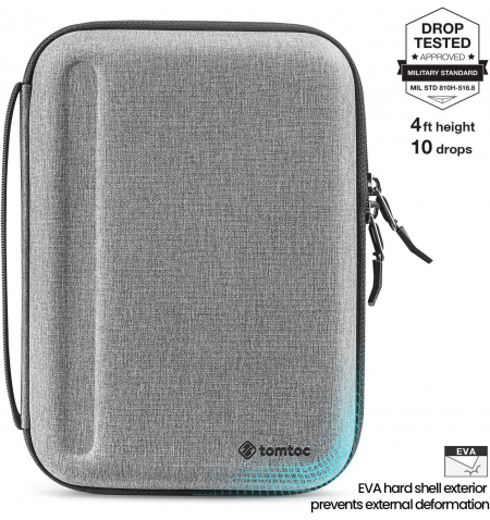 Tomtoc Protective Sleeve+ for iPad 10,2" to 11" • Gray