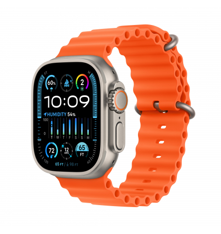Apple Watch Ultra 2 • 49mm • Ocean Orange Band
