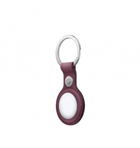 AirTag FineWoven Key Ring • Mulberry