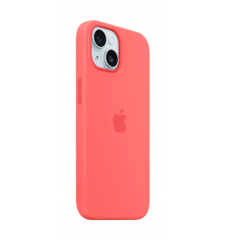 iPhone 15 Silicone Case with MagSafe • Guava