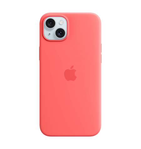 iPhone 15 Plus Silicone Case with MagSafe • Guava