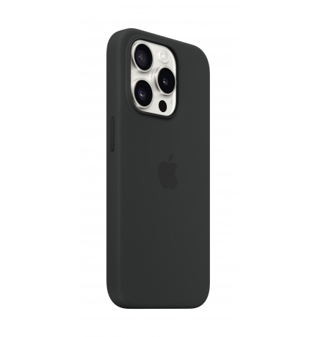 iPhone 15 Pro Silicone Case with MagSafe • Black