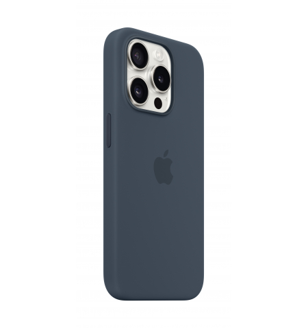 iPhone 15 Pro Silicone Case with MagSafe • Storm Blue
