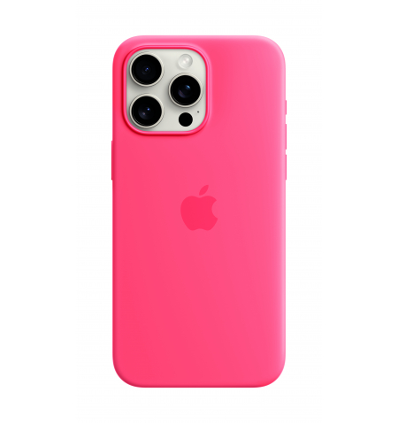 iPhone 15 Pro Max Silicone Case with MagSafe • Guava