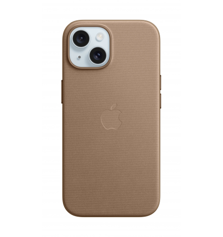 iPhone 15 FineWoven Case with MagSafe • Taupe