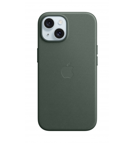 iPhone 15 FineWoven Case with MagSafe • Evergreen