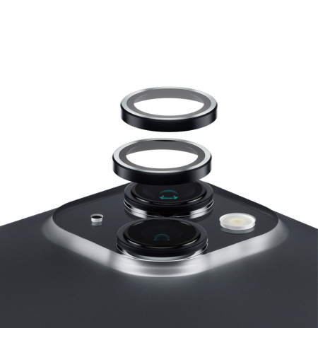 PanzerGlass iPhone 15  Plus  Camera Hoops • Black