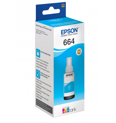 Epson EcoTank Ink Bottle T6642 • Cyan