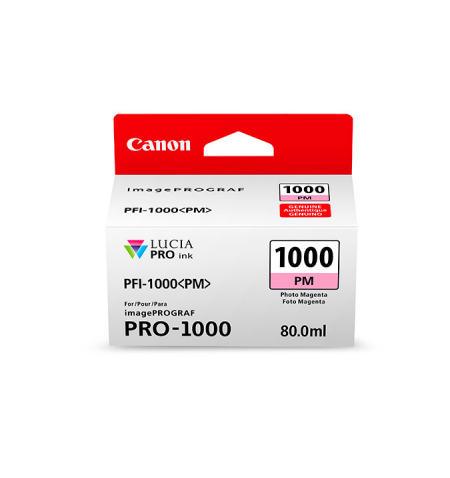 Canon PFI 1000 Ink Cart • Photo Magenta