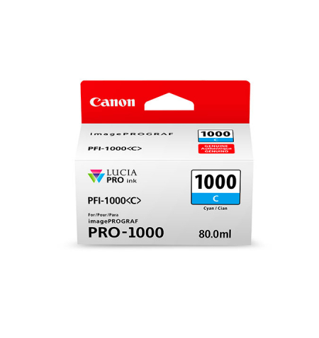 Canon PFI 1000 Ink Cart • Cyan
