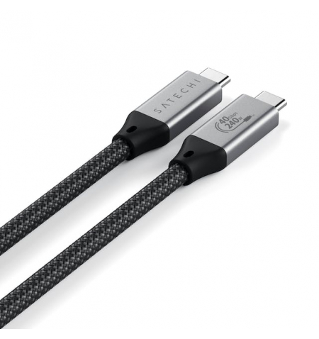 Satechi USB C to USB C 4.0 Pro Cable 1.2m • Space Gray