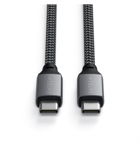 Satechi USB C to USB C 100W Charging Cable • Space Gray