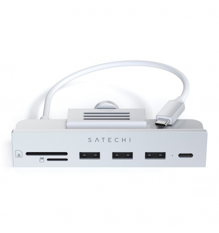 Satechi USB C Clamp Hub for iMac 24" • Silver
