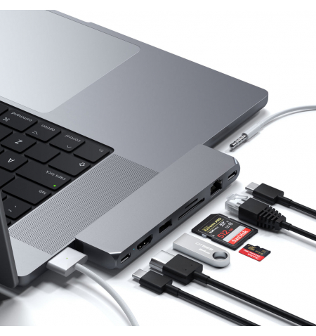 Satechi Pro Hub Max for MacBook Pro • Space Gray