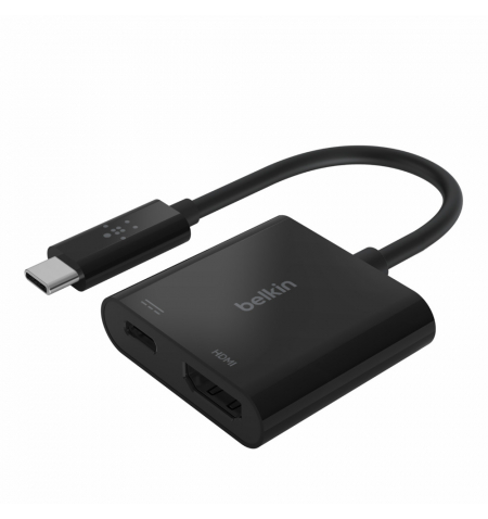 Belkin Adapter USB C to HDMI 4K 60Hz + Charge • Black