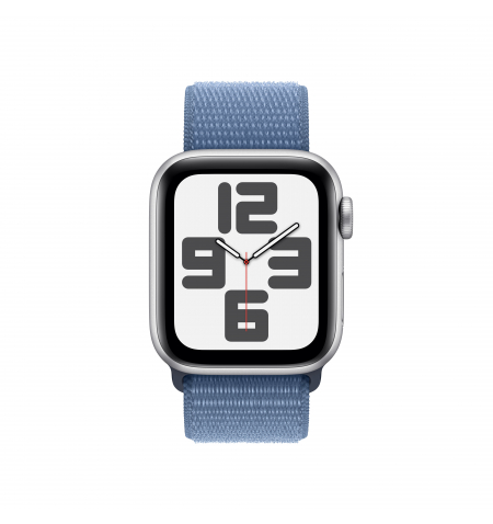 Apple Watch SE 2 40mm Silver • Winter Blue Sport Loop