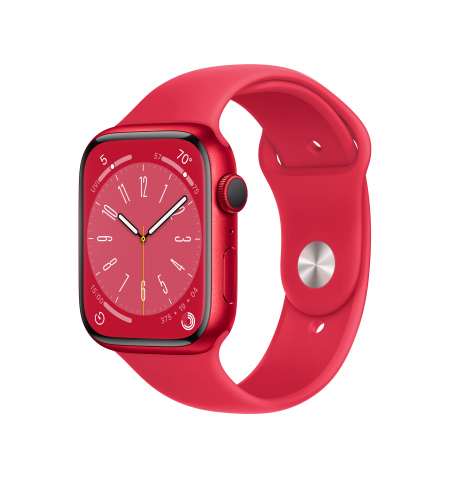 Apple Watch 8 Alu 45mm Red •  PRODUCT RED Sport Band