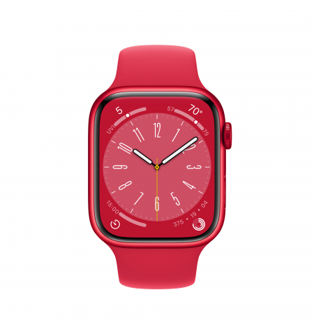 Apple Watch 8 Alu 45mm Red •  PRODUCT RED Sport Band